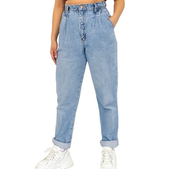 90s Vintage Bill Blass Jeans High Rise Straight Leg Retro Mom Jeans 28" Relaxed - Picture 1 of 6